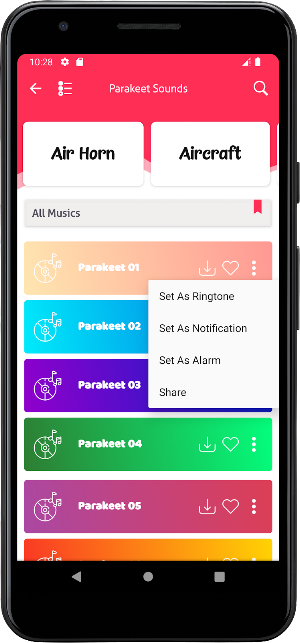 Parakeet Sounds Screenshot 3