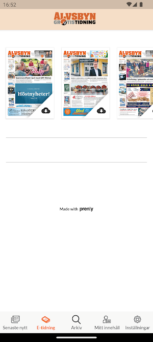 Älvsbyn Gratistidning Screenshot 0