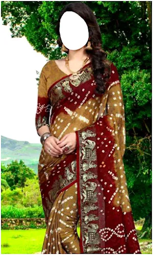 Diwali Saree Women Photo Frame Screenshot 2