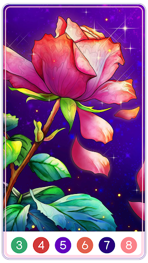 Flower Paint by Number Screenshot 2