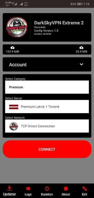 DarkSkyVPN Extreme 2 Screenshot 0