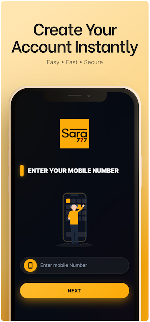 Sara777 - Online App Screenshot 1