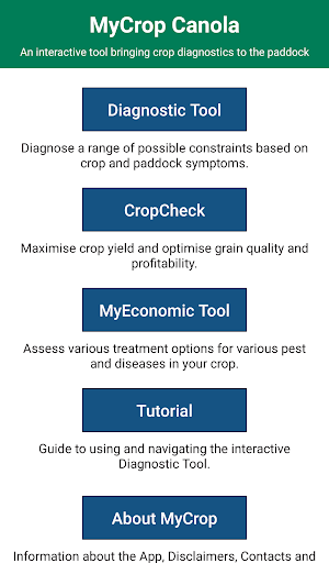 MyCrop Canola Screenshot 0