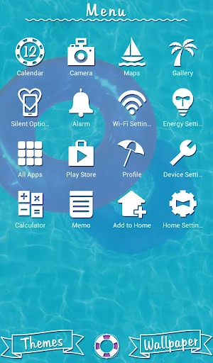Pink Floaty Ring Theme Screenshot 1