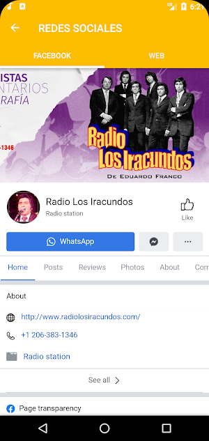 Radio Los Iracundos Screenshot 3