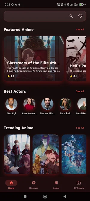 WinAnime - Anime TV Screenshot 1