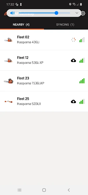 Husqvarna Fleet Services Gateway Screenshot 1