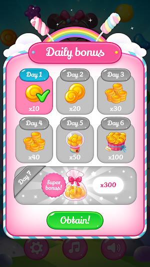 Purple Girl Match Adventure Screenshot 0