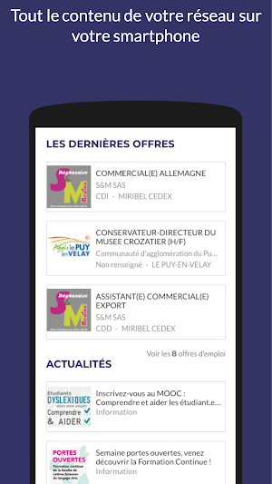Université Lyon 2 Alumni Screenshot 0