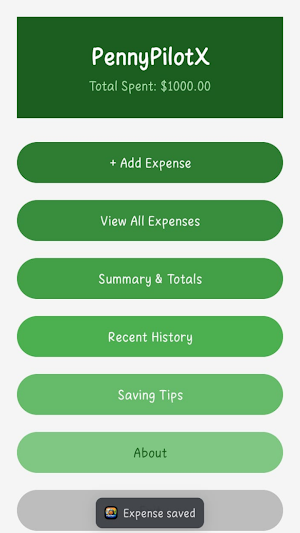 PennyPilotX Screenshot 1