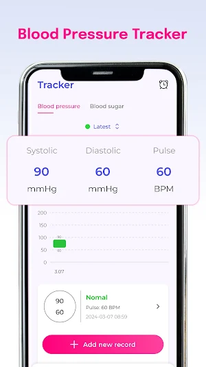 Blood Sugar Tracking & BP Log Screenshot 2