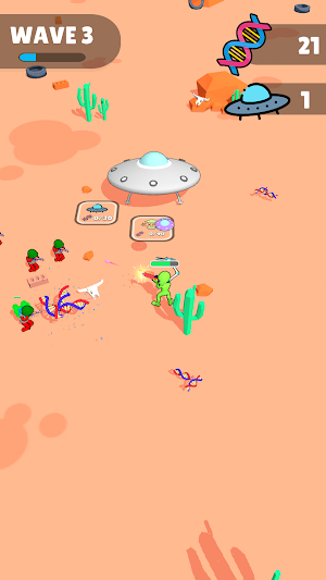 Army VS Alien 3D: UFO Fight Screenshot 2