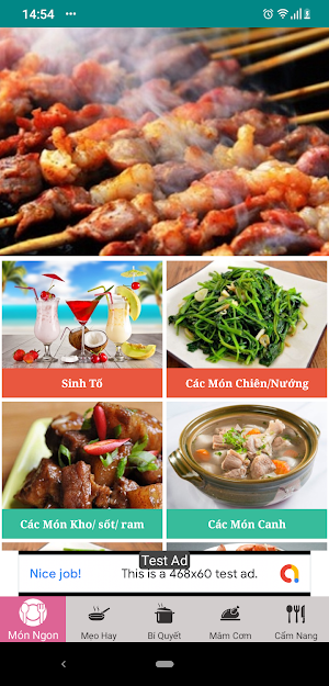 Công Thức Món Ăn Ngon Mỗi Ngày Screenshot 1