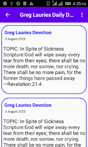 Greg Lauries Devotional Screenshot 3
