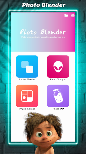 Photo blender - Photo & Gift W Screenshot 0
