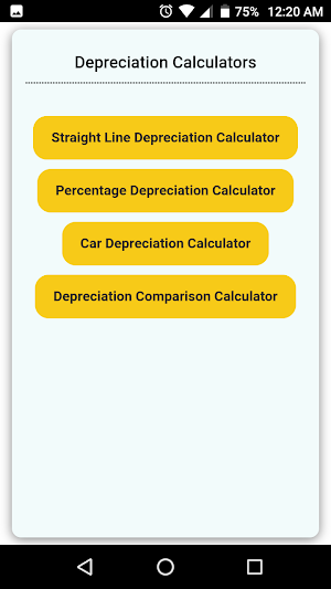 Depreciation Calculator Screenshot 0