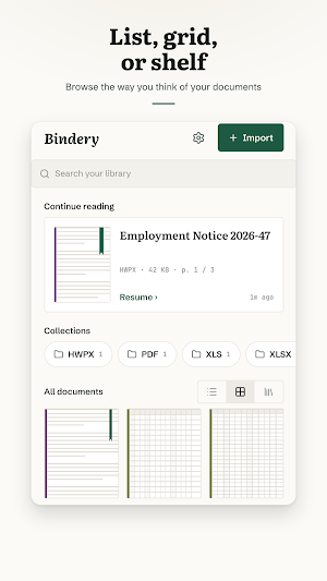 Bindery - Office & PDF Viewer Screenshot 3