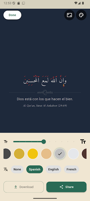 noorQuotes: Islamic Quotes Screenshot 3