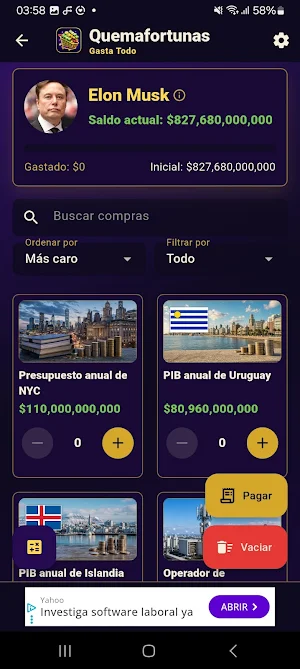 Billionaire Money Simulator Screenshot 1