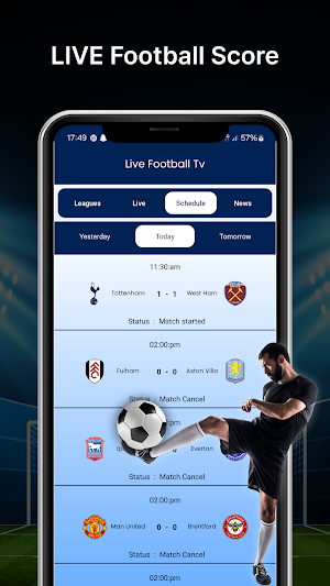 Live Football Score-Fast Score Screenshot 2