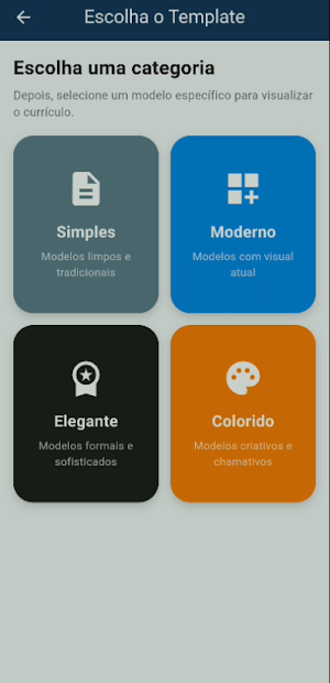 Currículo Fácil: Gerador de CV Screenshot 3