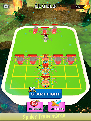 Spider Train Monster Fight Screenshot 3