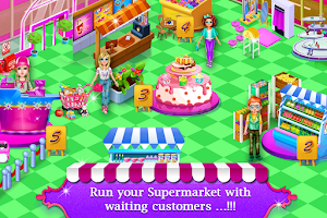 Supermarket Kids Cake Games Screenshot 1