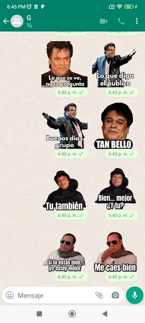 Juan Gabriel Stickers Screenshot 1