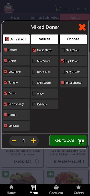 Bellas Pizza Kebab Treforest Screenshot 1