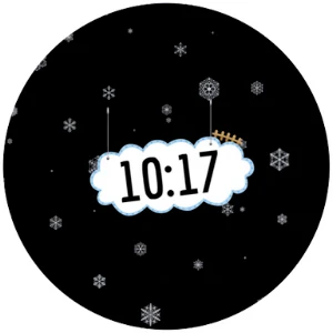 Watch Face Unicorn Animated Screenshot 2