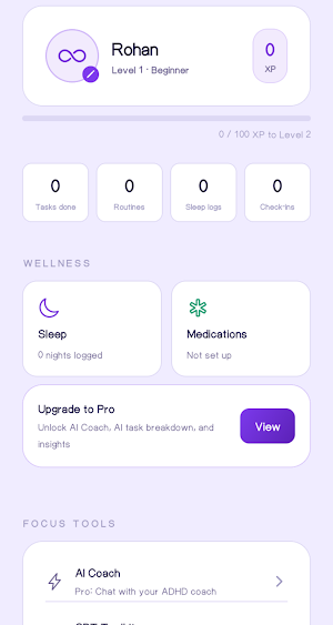 TinyOrbit: ADHD Focus Planner Screenshot 0