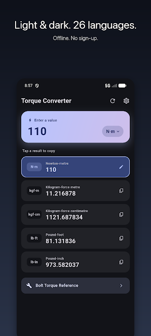 Torque Converter Screenshot 2