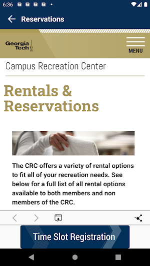 Georgia Tech Campus Recreation Screenshot 3