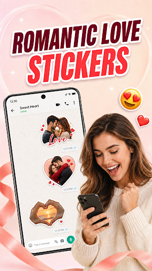 Romantic Emoji Sticker Maker Screenshot 0