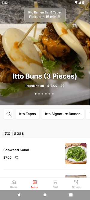 Itto Ramen Bar Tapas Screenshot 1
