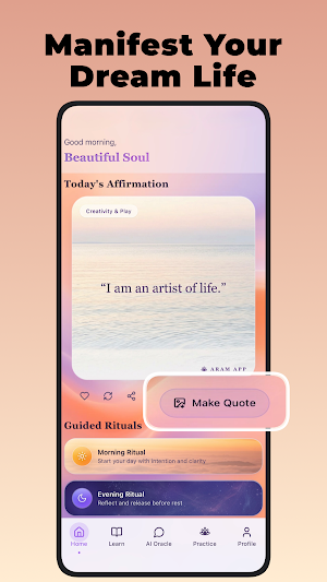 Aram: Manifest & Affirmations Screenshot 0