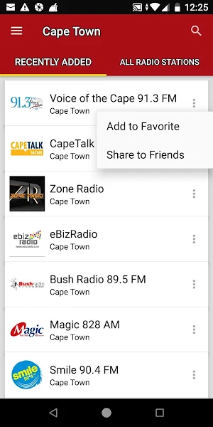 Cape Town Radio Stations - South Africa Screenshot 1