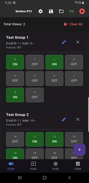 Modbus RTU Station Screenshot 1