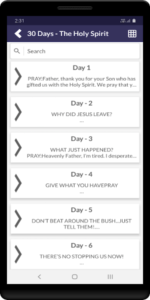 31 Days -The holy spirit Screenshot 0