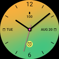 Soft Orange Tosca Watch Face