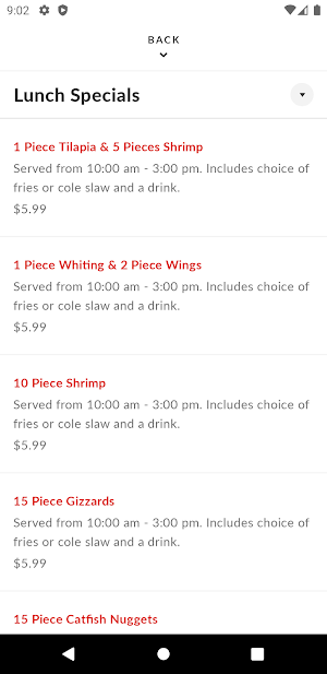 Hook Fish & Chicken To Go Screenshot 2