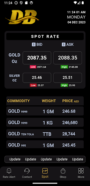 Divine Bullion Jewellery Screenshot 1