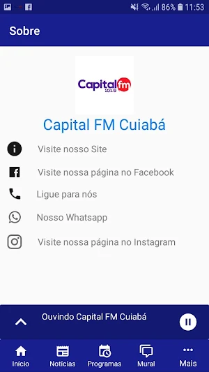Capital FM Cuiabá Screenshot 3