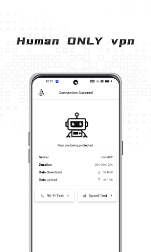 Human ONLY vpn Screenshot 1