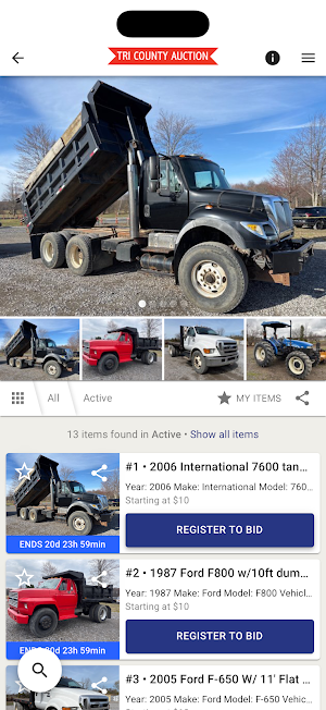 Tri County Auction Screenshot 1