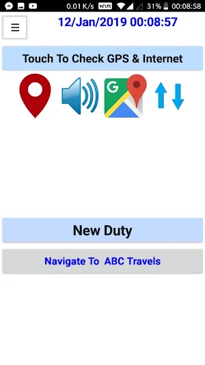 KBCD DRIVER APP Screenshot 0