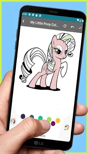 Kids Pony Coloring Book Screenshot 1