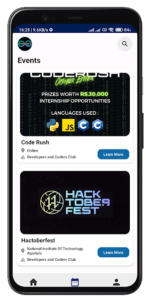 The DCC App Screenshot 2