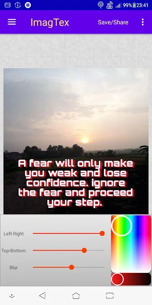 ImagTex - Text On Photos Screenshot 1
