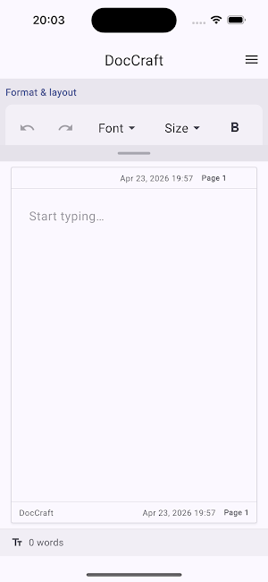 DocCraft Screenshot 1